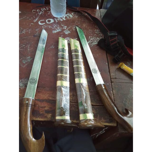 Golok Silat IPSI standart Seni Dewasa Remaja Usia Dini Gagang Kayu