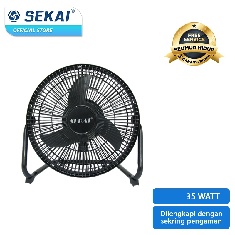 SEKAI Desk/Floor Fan 9 inch HDO915S Kipas Angin Meja Lantai HDO 915-S