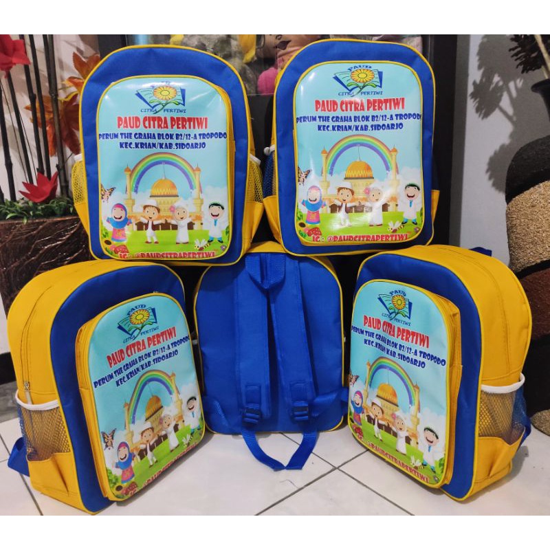 Tas ransel Tk souvenir gambar printing.free desain gambar