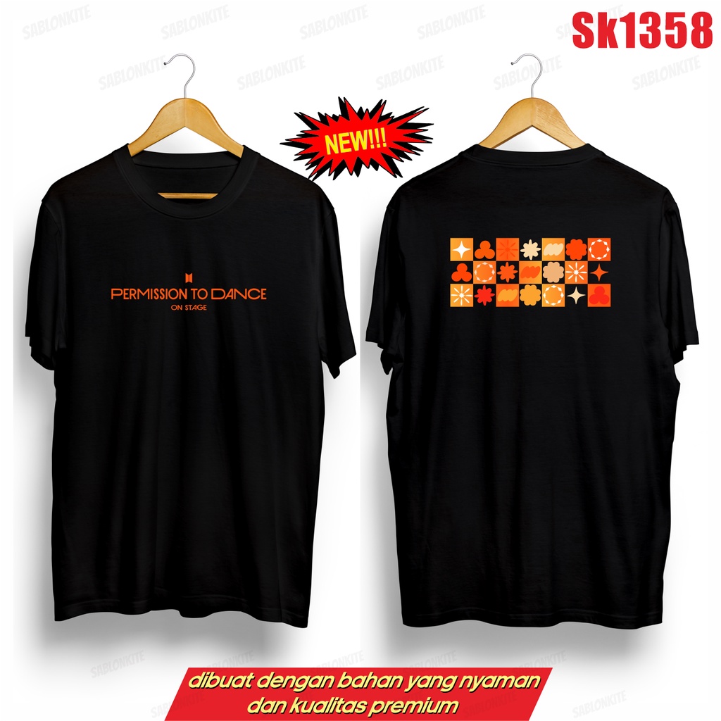 MURAH!!! KAOS KPOP SUGA SK1358 PERMISSION TO DANCE ON STAGE CONCERT PTD UNISEX