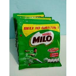 

Milo renceng isi 10 sachet