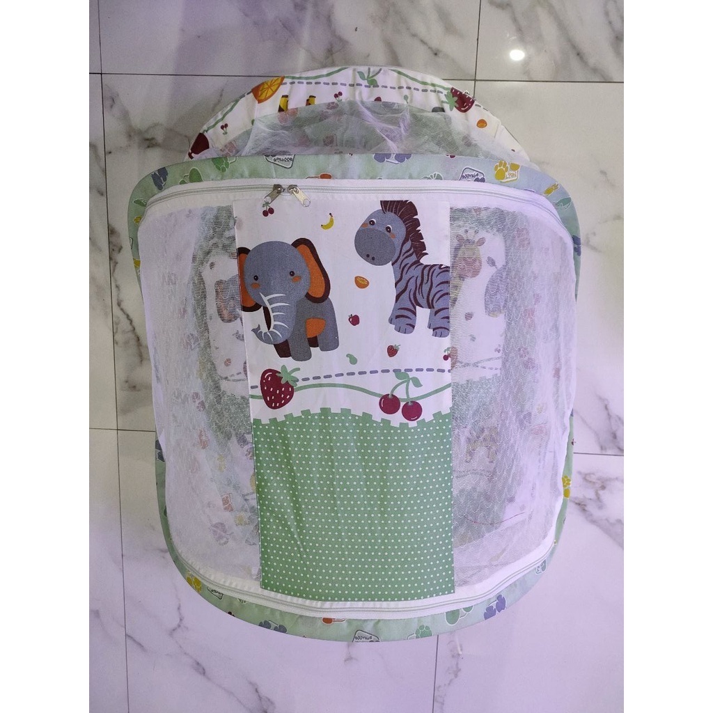 Kasur Kelambu Bayi Set Bantal Guling PREMIUM / Kasur Lipat Kelambu Bayi / Kasur Kelambu /Kasur Bayi_