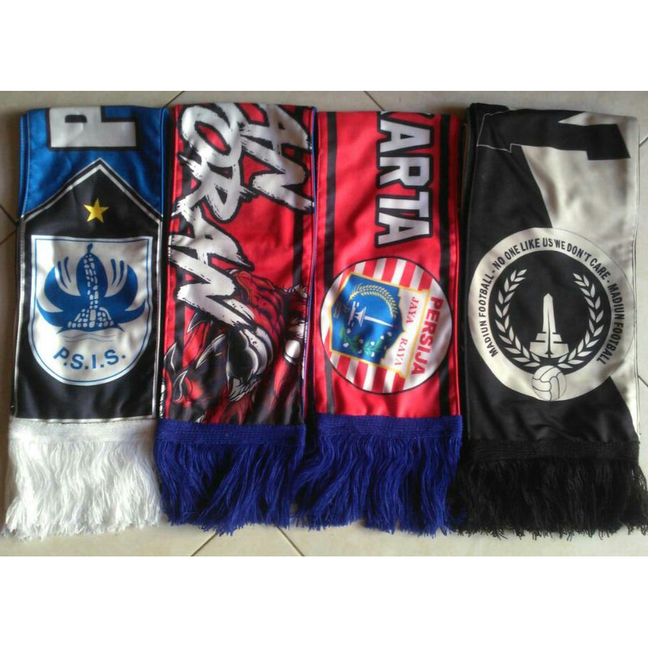 Corner Football Merch Syal Printing Custom Satuan Syal Murah Syal Custom (Scarf Printing - Custom)-2