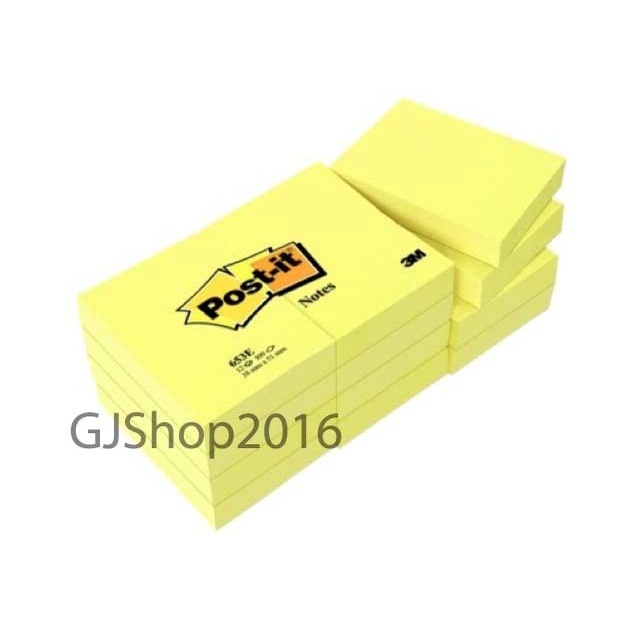 

3M Post-It 653 Notes yellow 34,9 x 47,6mm