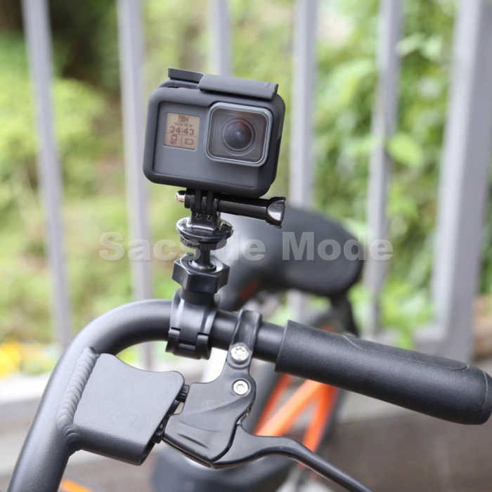 Clamp Bike Mount Tripod Adaptor Sepeda for Action Cam / Xiaomi Yi / GoPro / Brica