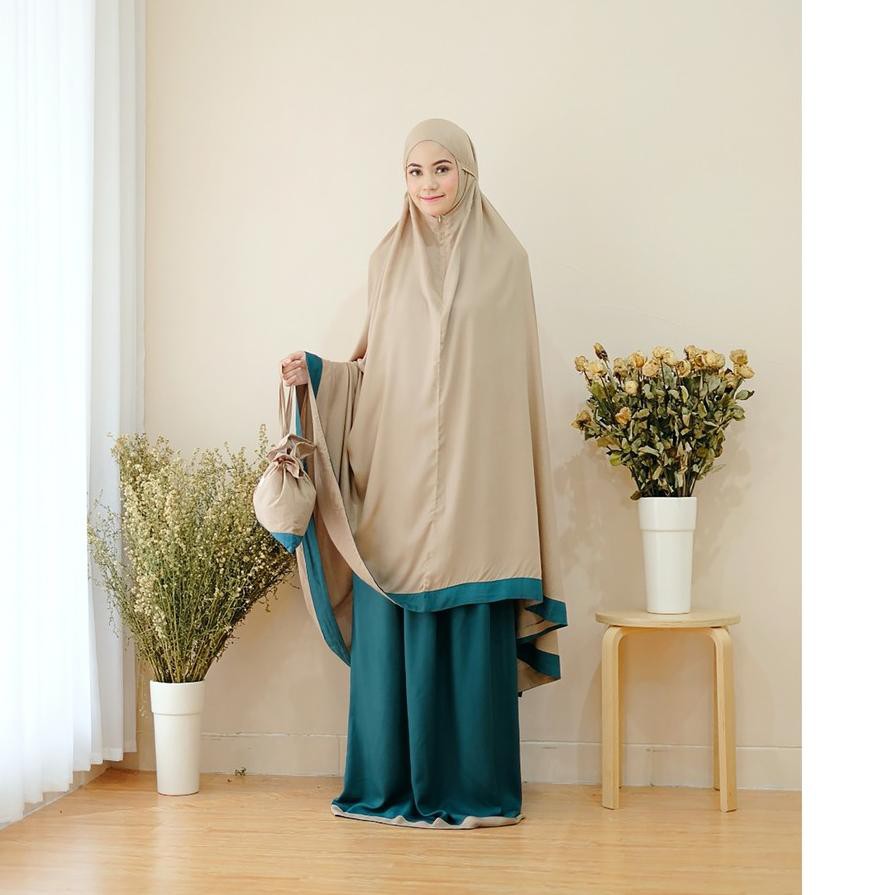 ➦ Mukena Baneska New Salwa Zara-Khaki ☃