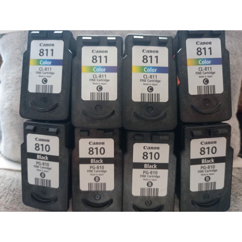CARTRIDGE CANON PIXMA BEKAS ORI 810 811 1 SET