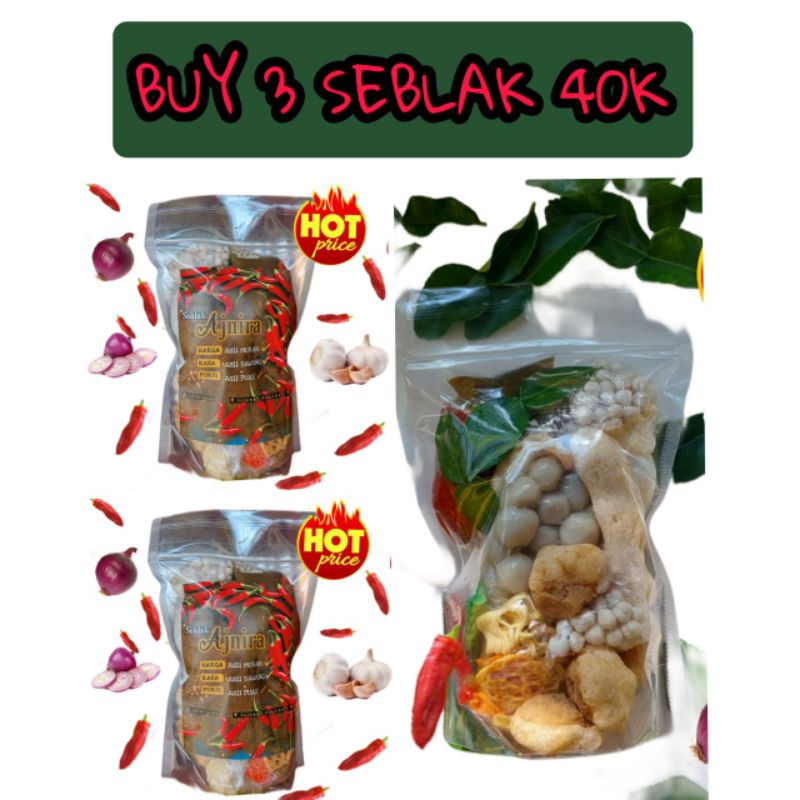 

SEBLAK instan AJNIRA HEMAT 5000|| 3PCS