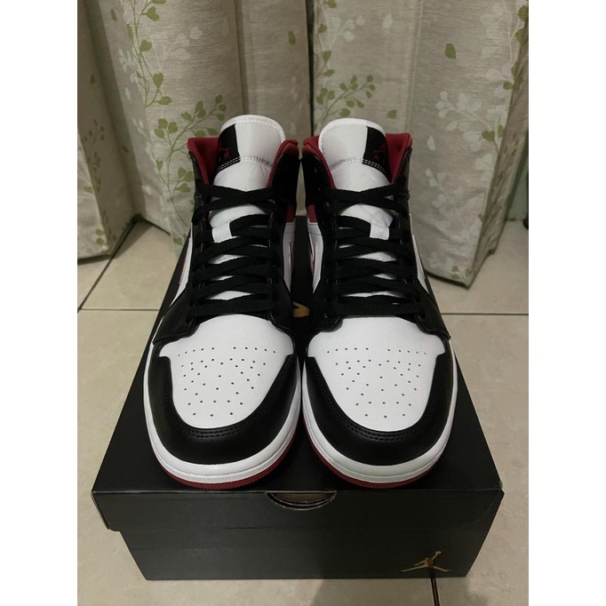 algifaruu - Air Jordan 1 Mid Metallic Gym Red