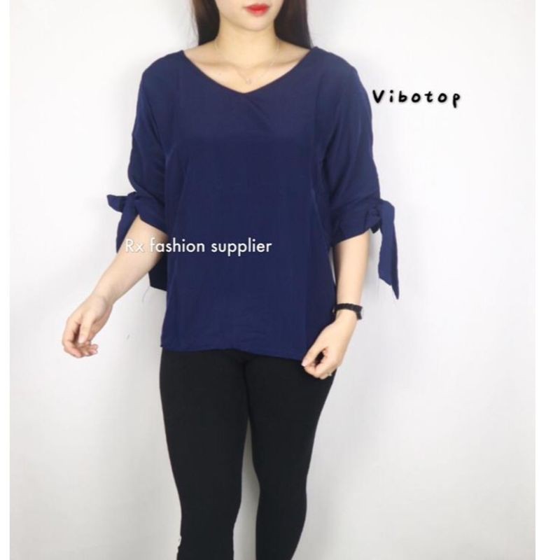 eReX FASHION Vibo Top Bahan twiscone fit L