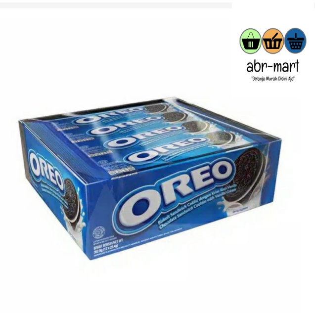 OREO VANILLA BOX ISI 12 PCS