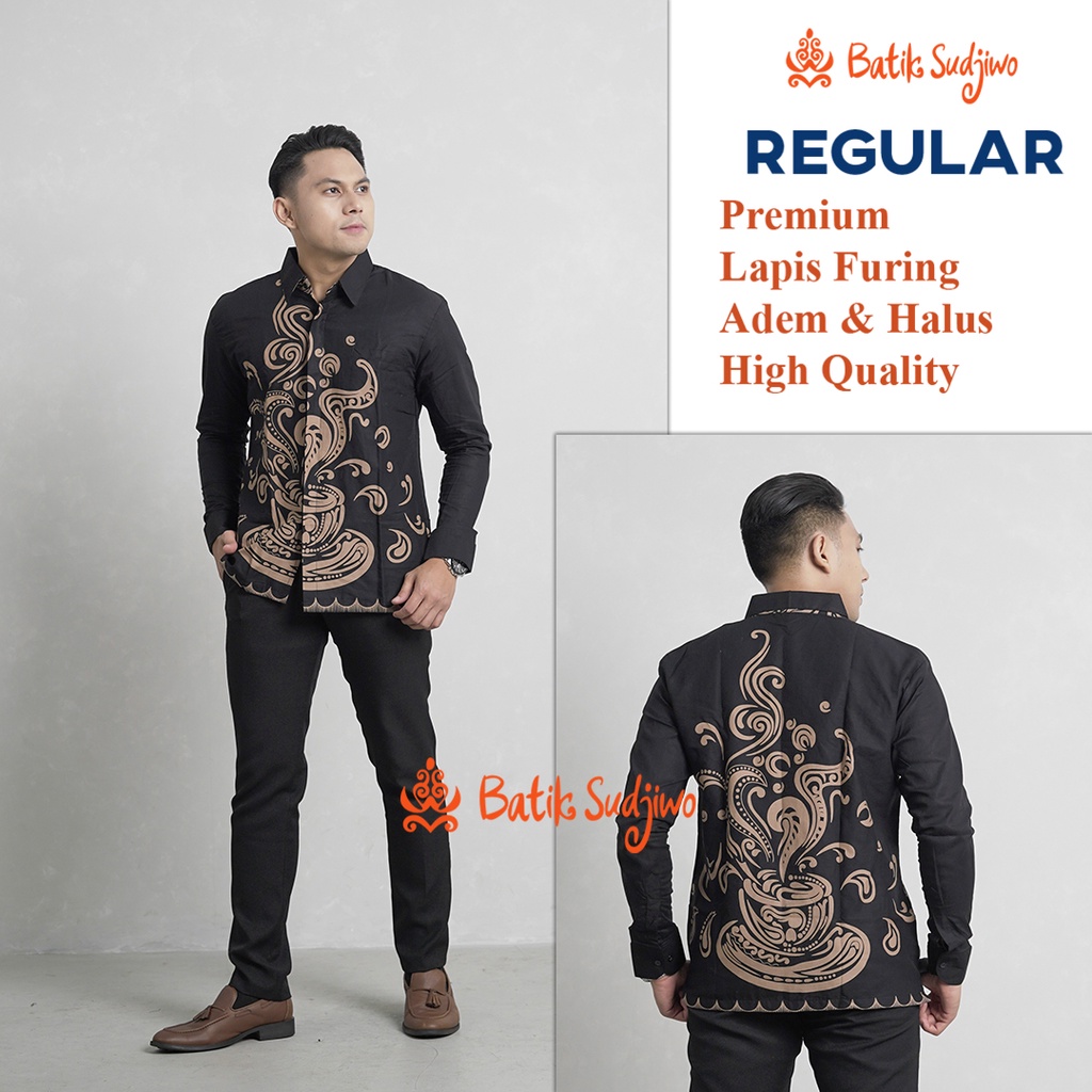 Atasan Kemeja Batik Pria Regular 1080