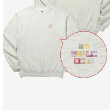 Basic Sweater BTs x mcd Logo printing Dtf