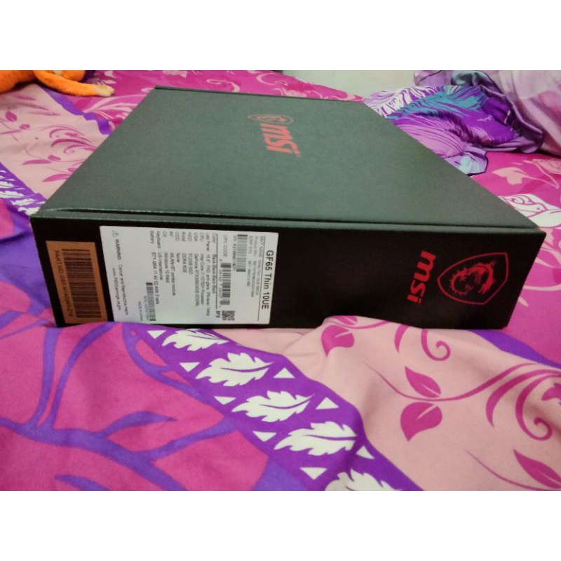 BNOB Msi gf65 Thin 10 UE Rtx 3060