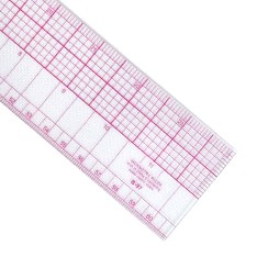 Penggaris Jahit - Quilting Ruler Lurus B-97 (Transparan)