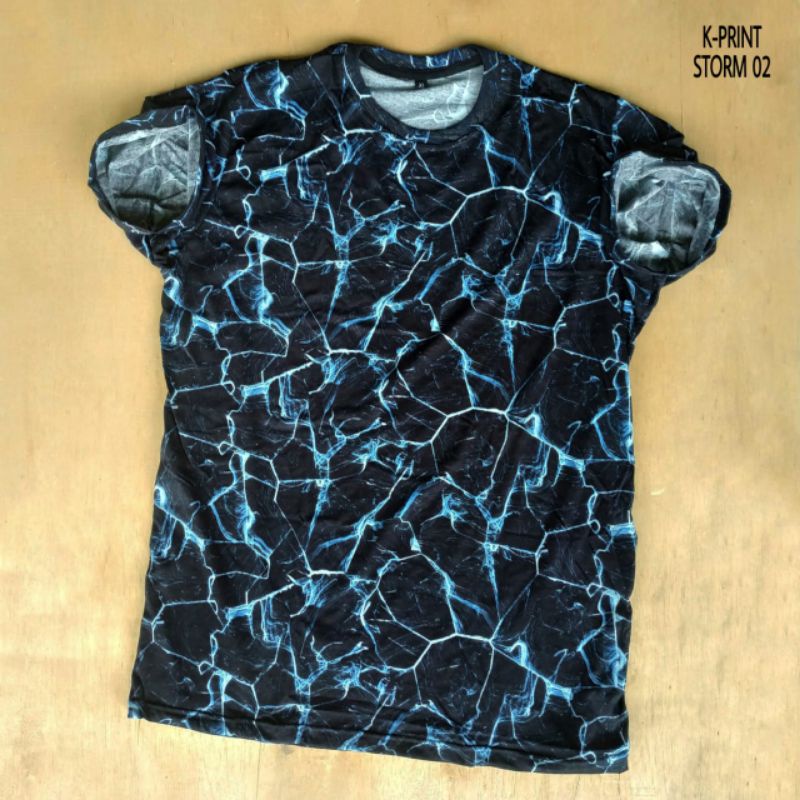 Kaos Galaxy kaos motif abstrak rasi bintang pria wanita L XL