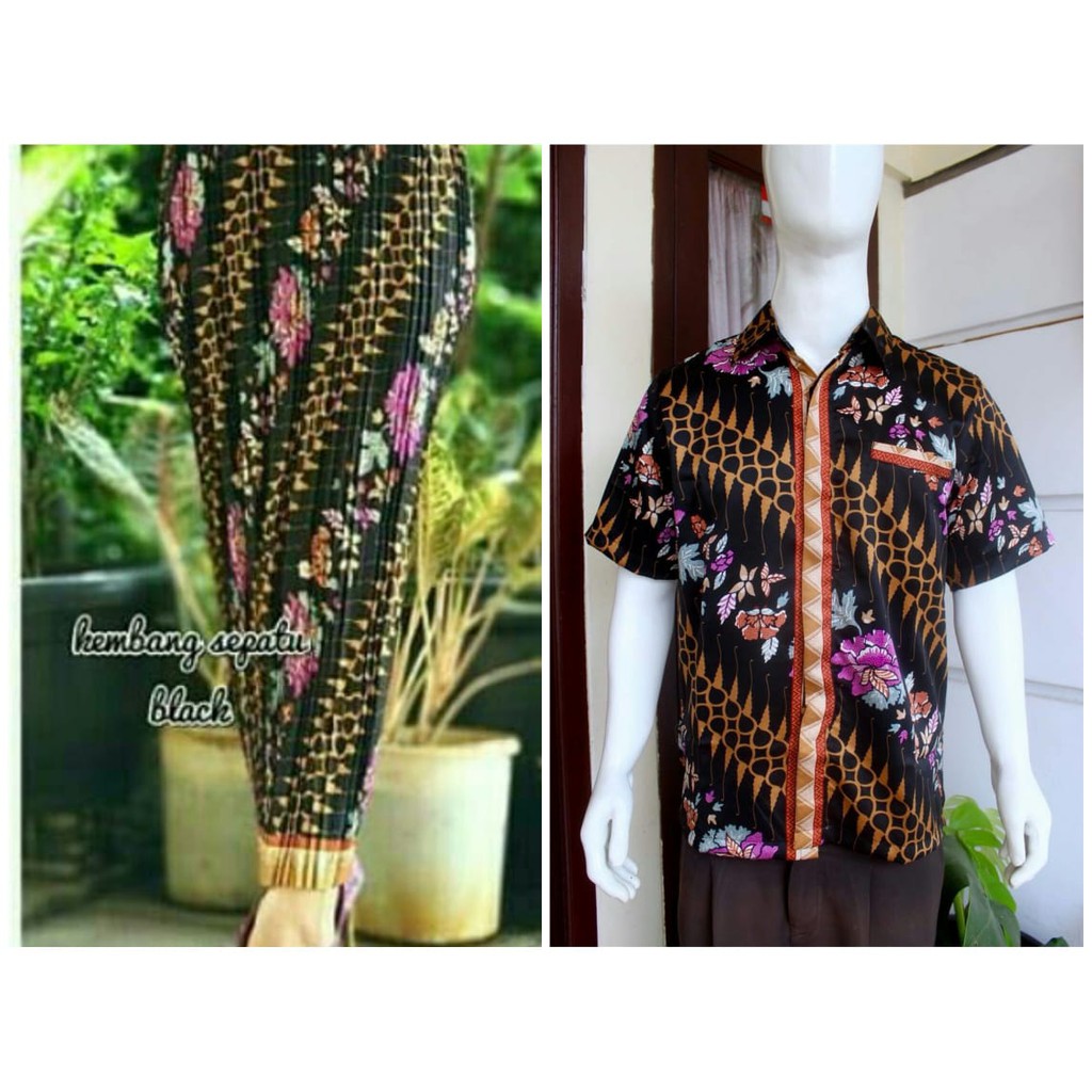 PROMO SET KEMEJA BATIK &amp; ROK COUPLE / SET KEMEJA ROK SARIMBIT / SET COUPLE KEMEJA ROK PARANG