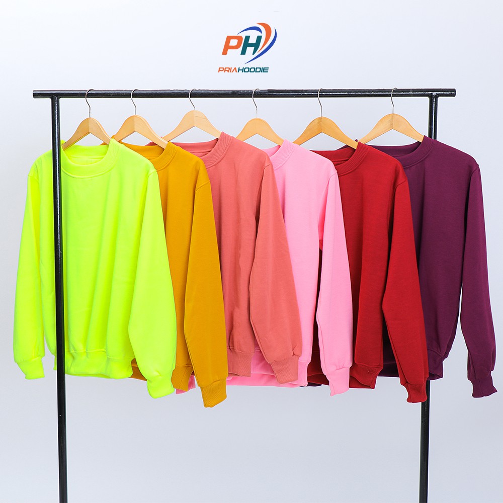 Priahoodie Basic Sweater Polos Pria Cowok Laki Laki Size M - XXL (Bisa Cod)-4
