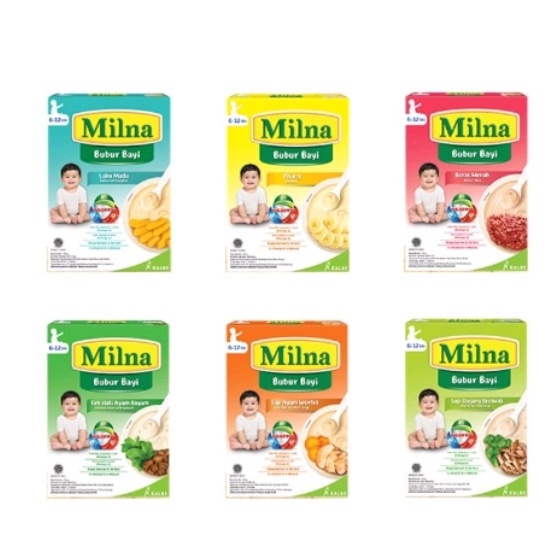 Milna Bubur Bayi 6+ 120 gr / Bubur Bayi Milna / Milna Bubur Bayi