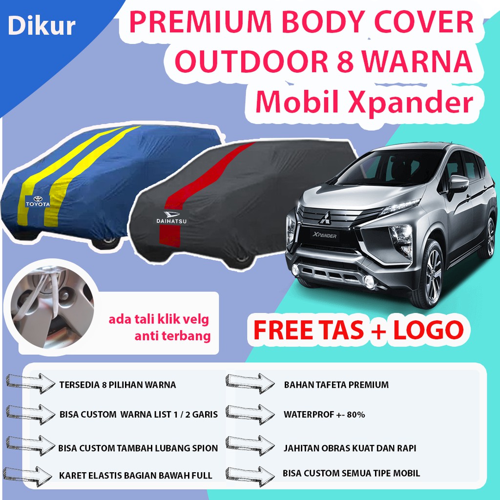 PREMIUM COVER WATERPROFT XPANDER Sarung Mobil Warna Xpander Selimut Waterproft Xpander Cover Xpander