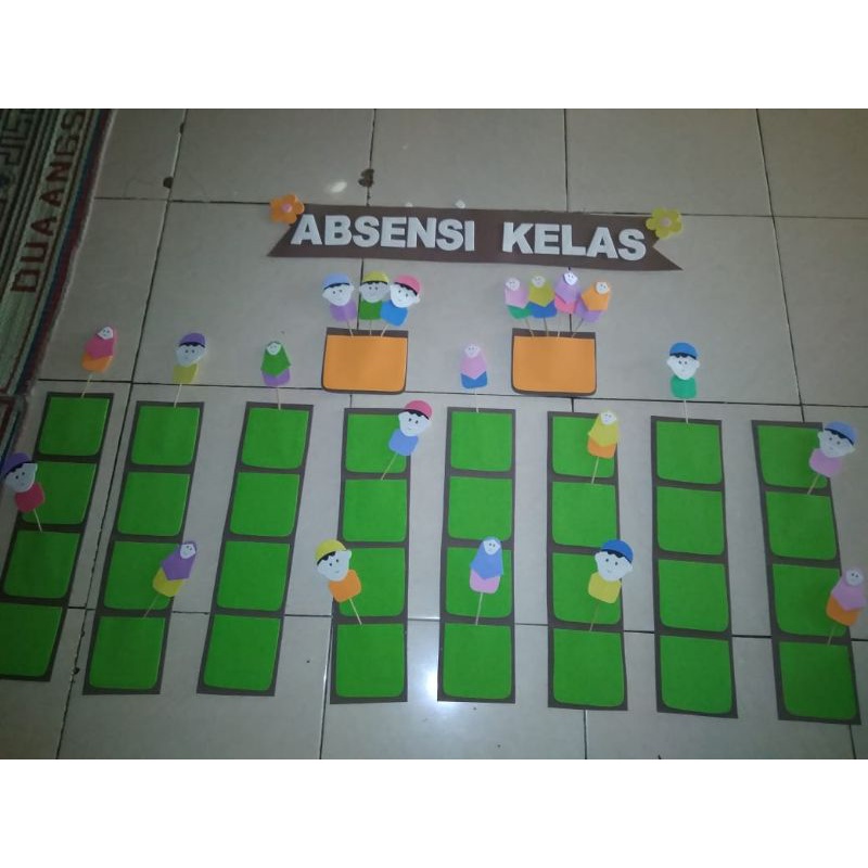 hiasan kelas absensi
