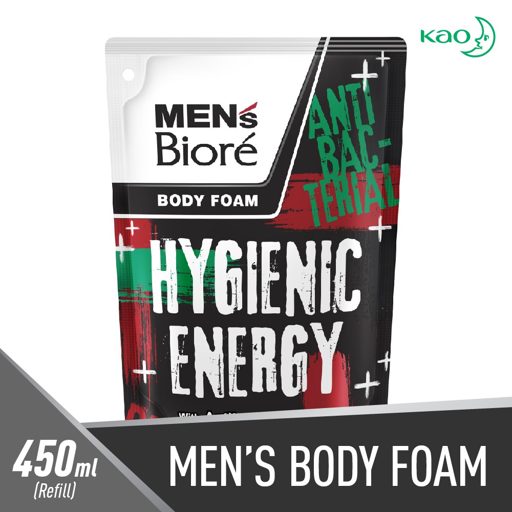 Jual Men S Biore Body Foam Hygienic Energy Refill Ml Indonesia