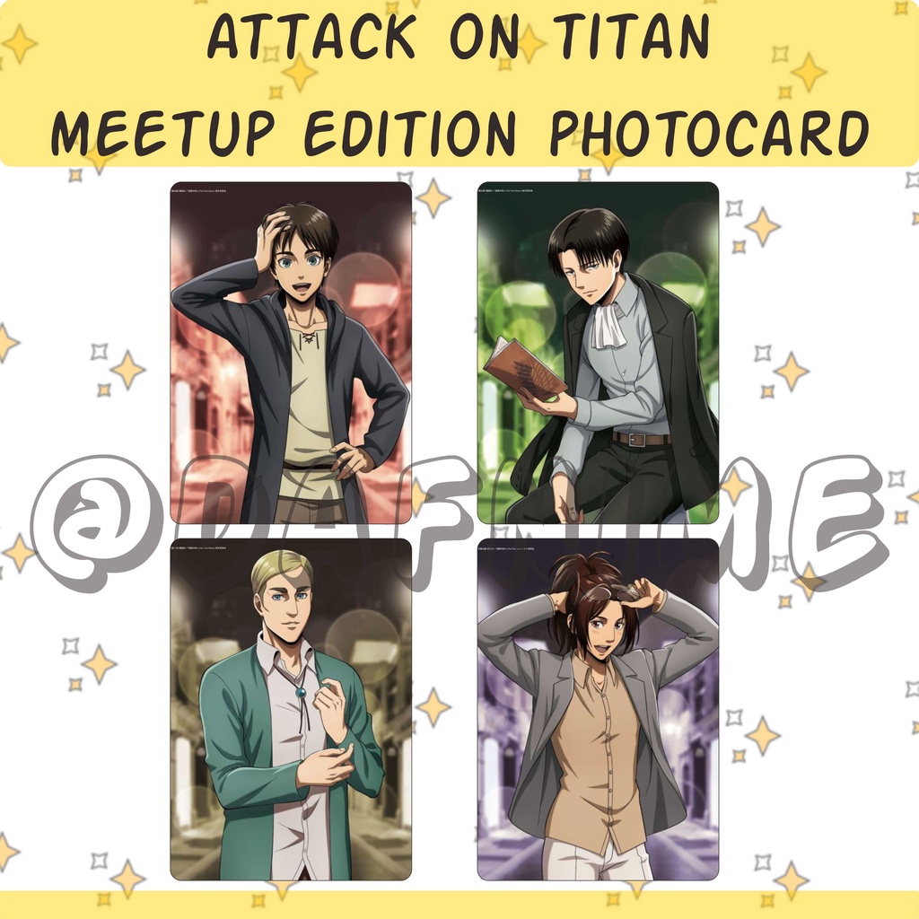 ATTACK ON TITAN MEETUP EDITION PHOTOCARD ANIME