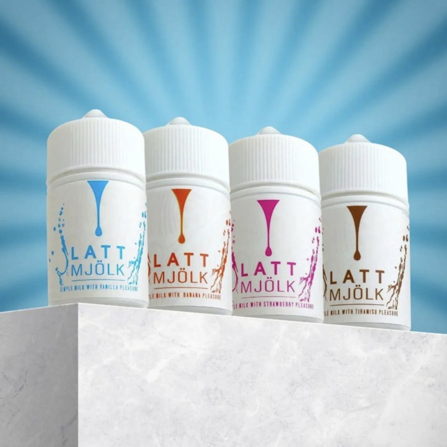 Latt Mjolk V4 Strawberry Milk 60ML by Vape Truck Berpita Cukai