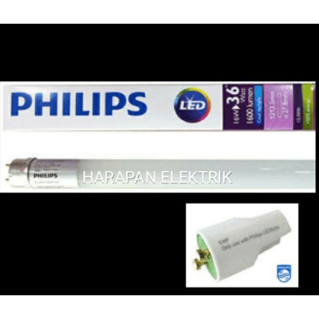 LAMPU TL 16 watt LED ECOFIT PHILIPS / panjang 1200mm cool daylight