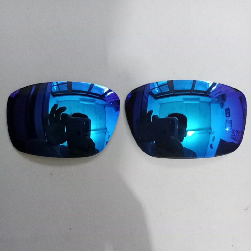 Oakley straightlink ice blue polarized lens