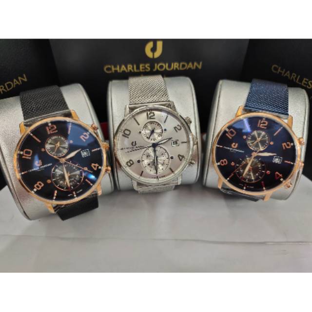 Jam tangan pria charles jourdan CJ 1098