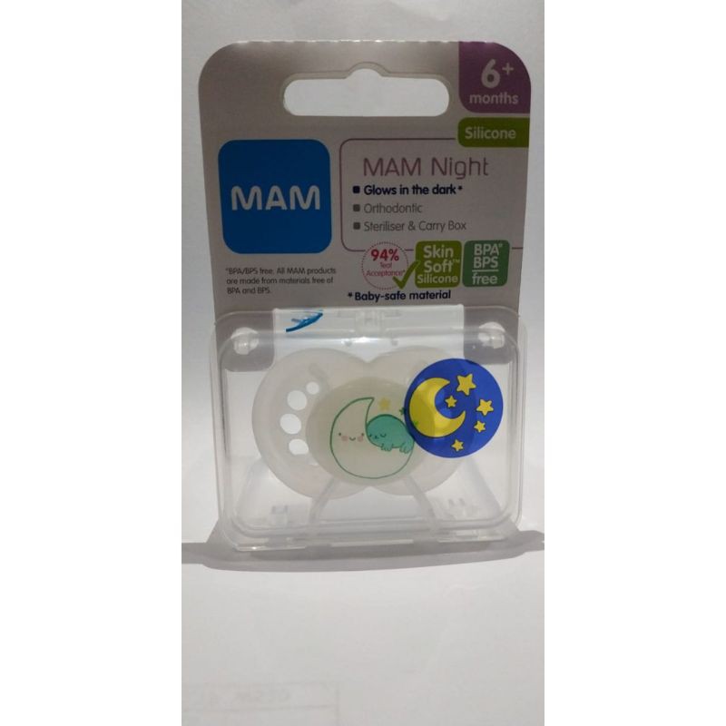 MAM Pacifier 6+ Night dan Original / Empeng Bayi Orthodontic