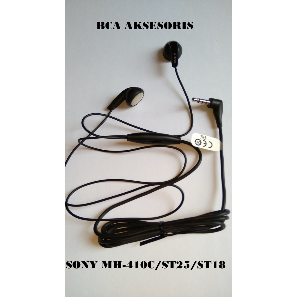 HEADSET/ EARPHONE/ HANDSFREE SONY XPERIA MH-410C/ ST25/ ST28 ORIGINAL 100%
