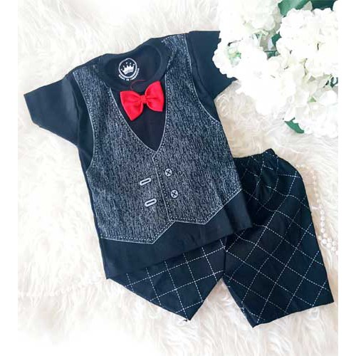 Baju Bayi Laki Laki Setelan Keren Livi Tie