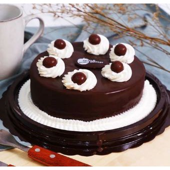 

Kue Ulang Tahun Ultah - Black Forest Cream Putih - Free Kartu Ucapan