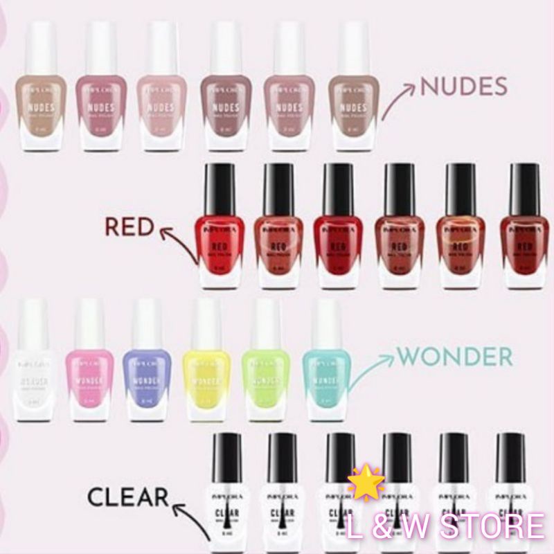 KUTEK IMPLORA NAIL POLISH/BPOM 8ML/Box Isi 6Pcs