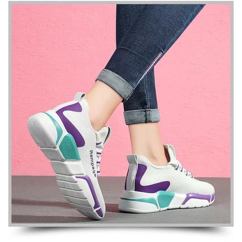 GISF Reinya Sepatu Sneakers Import Fashion Wanita Korea 2021 - Real Pic