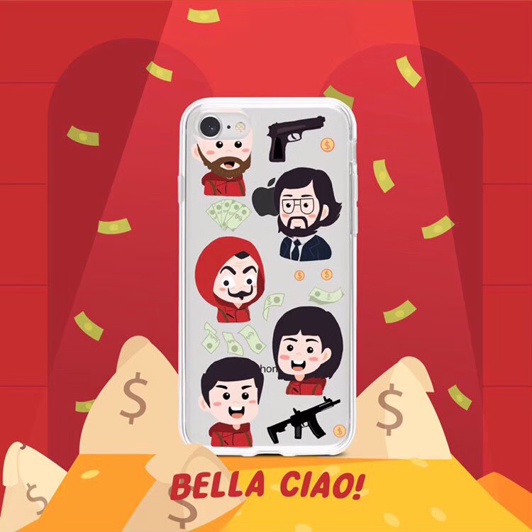 Casing Hp MONEY HEIST DOODLE | Custom Case Iphone, Samsung, oppo