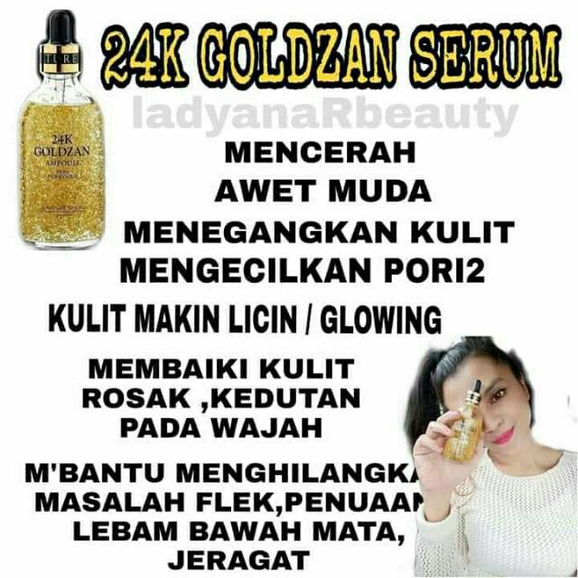 Serum goldzan 24k original