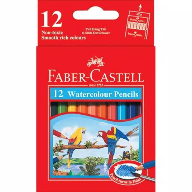 

Pensil Warna Faber Castell 12 WaterColour Kecil /Pensil Warna