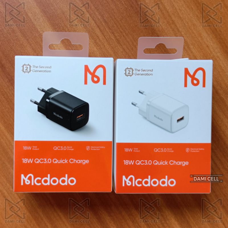 MCDODO CH-176 Adapter Kepala Charger USB 18W QC3.0 Fast Charging