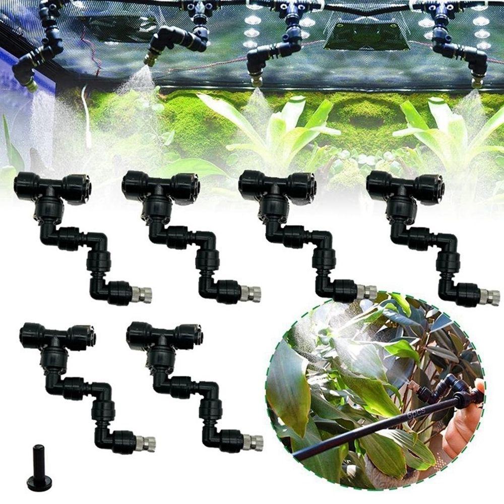 Rebuy Misting Nozzle Terrarium Adjustable Pendingin Untuk Reptil Greenhouse Aquarium Hutan Hujan Konektor Cepat