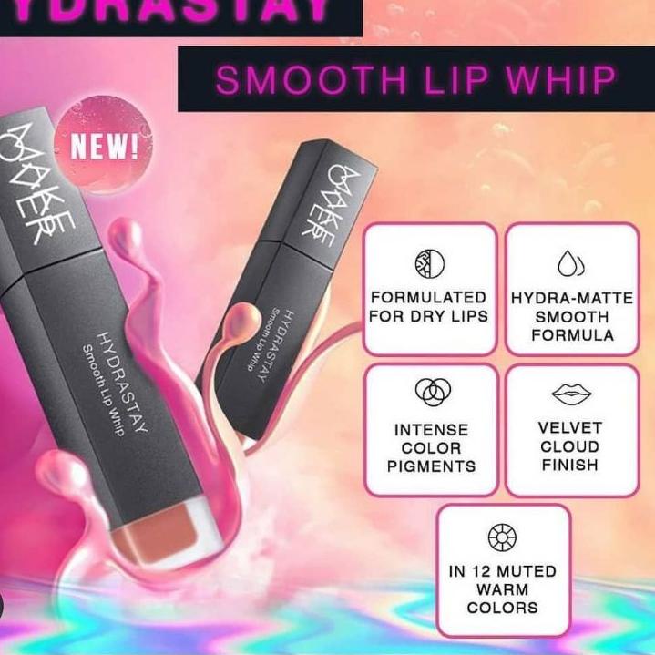 MAKE OVER HYDRASTAY SMOOTH LIP WHIP  MAKE OVER HYDRASTAY 