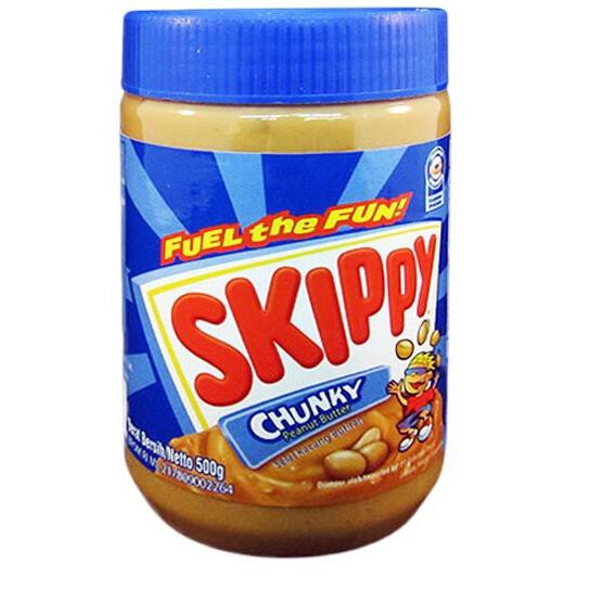 

[ BEST SELLER ] Skippy kasar chunky peanut butter 500 Gram