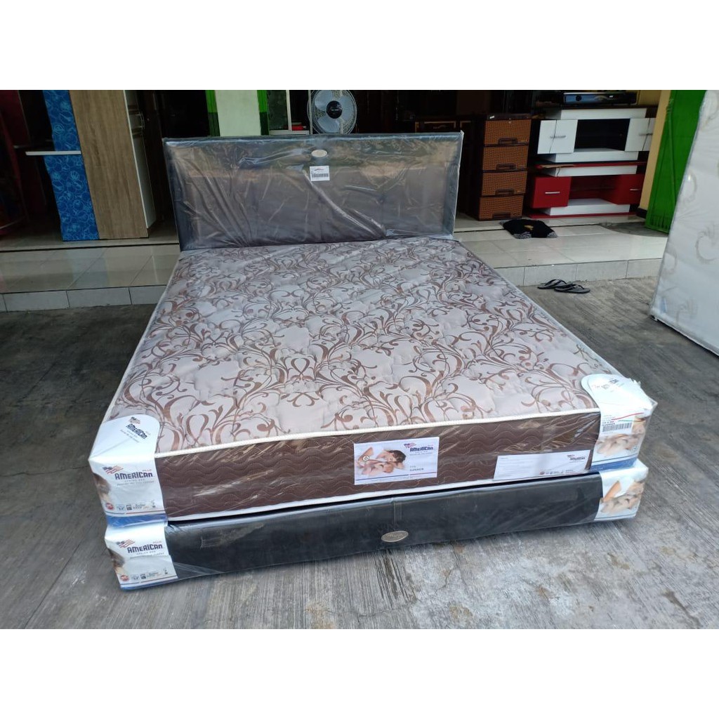 OK - American Springbed Set Superior HB Cedona Garansi Pir Matras 10 Tahun
