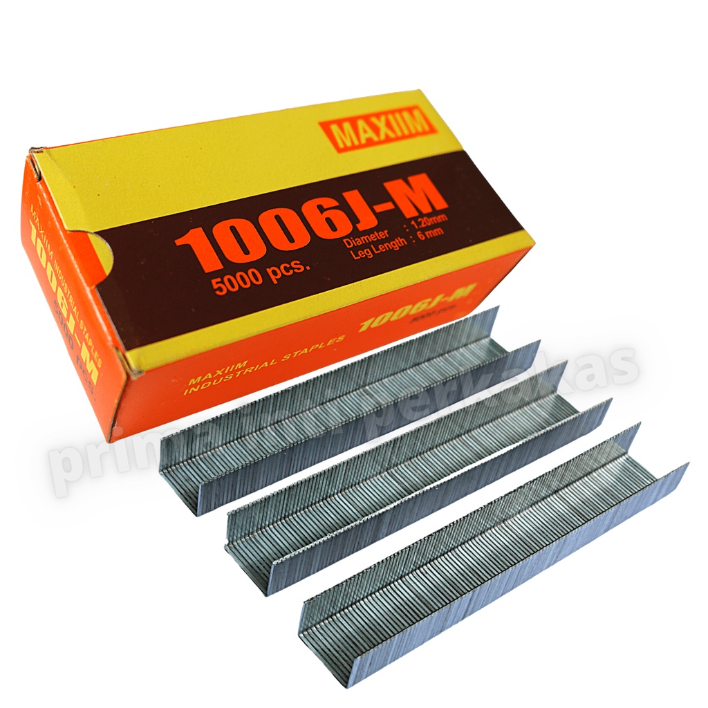 

TERMURAH Isi staples tembak MAXIIM 1006J-M isi gun tacker 6mm