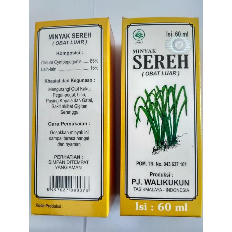 Minyak Sereh Walikukun 30 ML