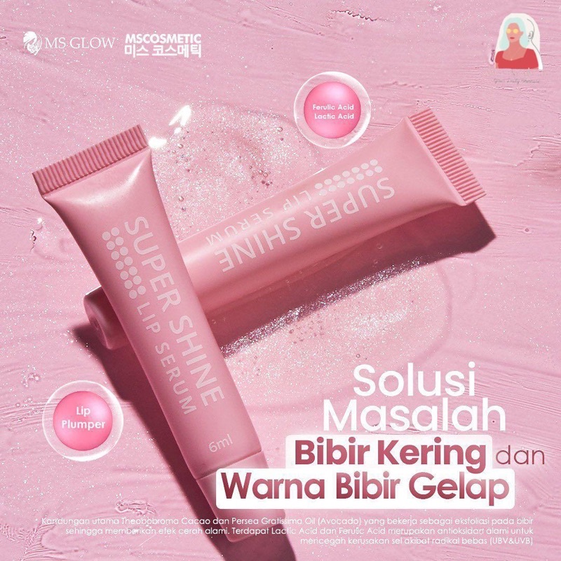 SUPER SHINE LIP SERUM by MS GLOW / LIP SERUM MS GLOW