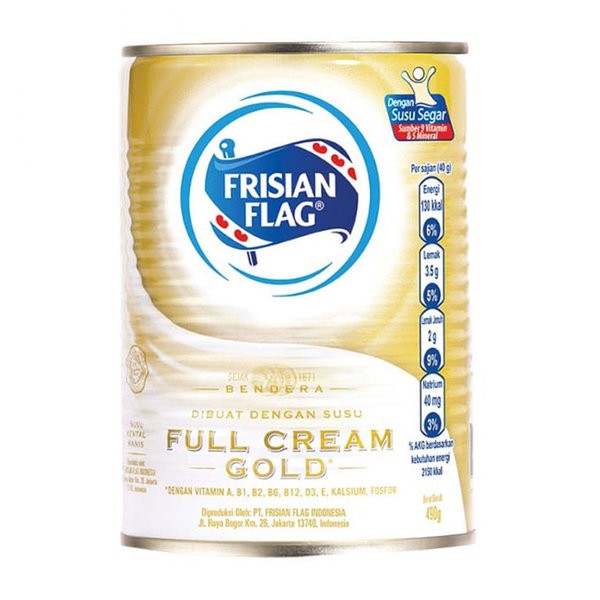 

FRISIAN FLAG Full Cream Gold Sweet Condensed Milk 490gr