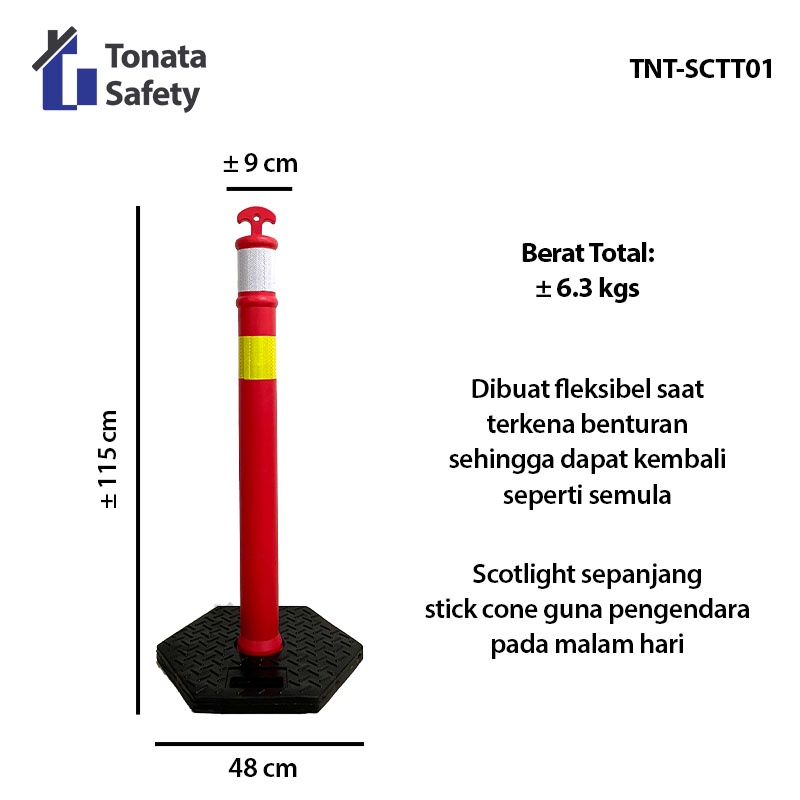 Stick Cone Rubber Tanpa Perlu Isi / 6 Kg